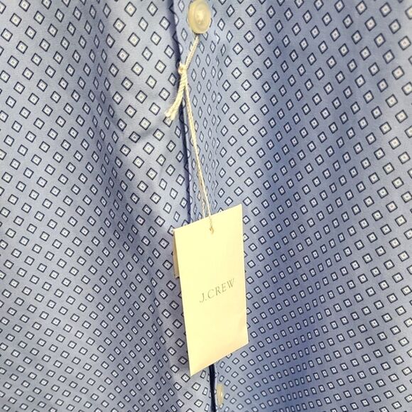 J‎ Crew Men's Slim Fit Button Down Shirt Non-Iron in Blue Size XS - Picture 5 of 6